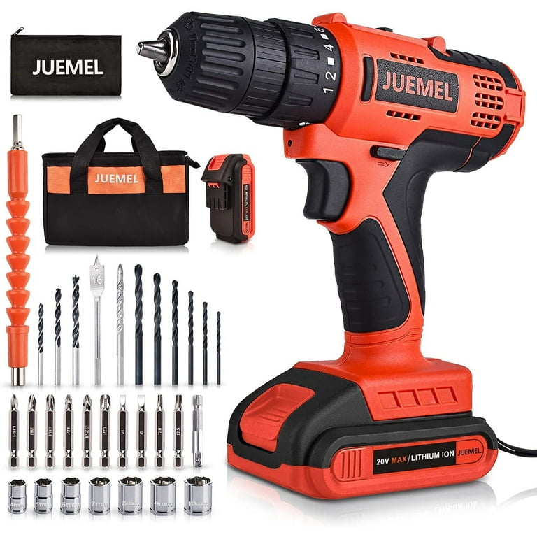  Small Cordless Drill - YEEFERM 12V Brushless Power Driver with  2 Batteries and Charger - Electric Drill 350In-lbs Torque,3/8 Keyless  Chuck,2 Variable Speed,Lightweight for Drilling Wood Walls Metal : Tools 