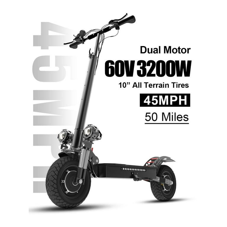 JUEXING JX760 Electric Scooter, 60V 3200W, 46 MPH Speed & 50