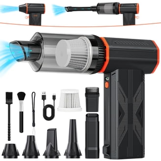 Portable Storage Pc JUFINX 150000 RPM Compressed Air Duster, Electric Air Blower & Keyboard ...