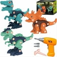 thumbnail image 1 of JUGAAD LIFE Dinosaur Toys Take Apart Dinosaur Toys for Boys 3-6 Years Old with Electric Drill for Kids 3-5 5-7 Construction Building Toy Party Birthday Gifts for Toddlers Boys Girls, 1 of 7