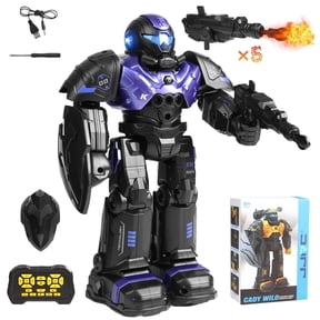 JUGAAD LIFE RC Robot Toys for Kids, Smart Remote Control Robot with Talking, Singing, Dancing, Programmable Interactive Gesture Sensing, Gifts for Boys Girls Age 3 4 5 6 7 8-12 Years Old (Purple)