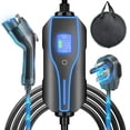 thumbnail image 1 of JUGACOOL Level 2 EV Charger 32Amp 240V, Home Electric Vehicle Charger with SAE J1772 NEMA 14-50 Plug Current Adjustable, 1 of 14