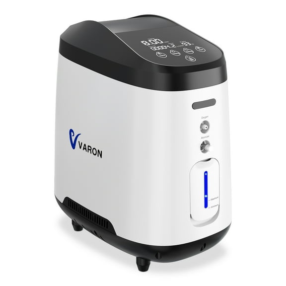JUGACOOL Upgraded 1-8/&L Continuous Tube Machine 93% Out Portable OXYO2 Concentrator for Home Use 45dB X49