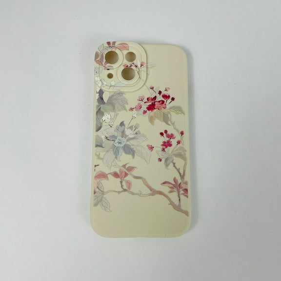 JUHUI 6.1'' Smartphone Cover, Cell Phone Back Cover, Cell Phone Case, Flower Soft Shell