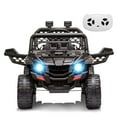 thumbnail image 1 of Sakiyr 12V Kids Ride On Car Truck Electric Off-Road Toy with Remote Control, Spring Suspension, Led Lights, Music, for Boys Girls, 1 of 7