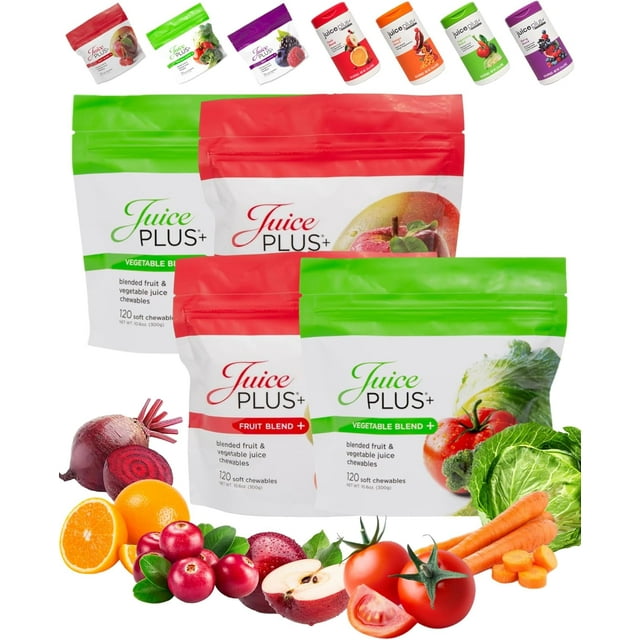 JUICE PLUS CHEWABLES ORCHARD & GARDEN BLEND BAGS 2 EACH