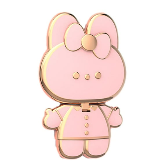 JUICEASE 3D Folding Mirror Rabbit Stand Mobile Phone Holder Bracket>`~ Pull Rod P0Y4