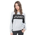 thumbnail image 1 of JUICY COUTURE BLACK LABEL Women's Velour Gems Pullover, Silver, Small, 1 of 2