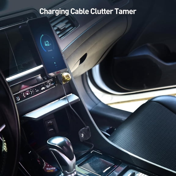 JUJHGRF-2-Pack Retractable Micro USB Cable - 2.5 Feet