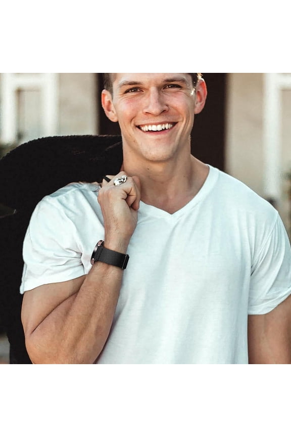 -4 Pack Stretchy Nylon Solo Loop Bands Compatible with Samsung Galaxy Watch 7 6 5 4 Band 40mm 44mm, Galaxy Watch 5 Pro/Watch 6 4 Classic Band/Active 2,20mm Soft Sport Band for Samsung Watch Ba