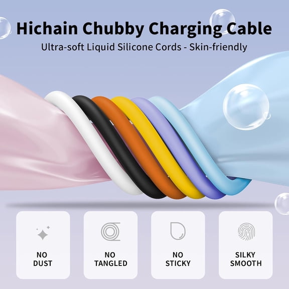 JUJHGRF-Fast Charging USB-A to Type-C Cable 4 FT, Chubby USB Type C Charge Extra Thick Soft Silicone, USB C Cable Phone Charger Cord Data Transfer Cord for Phone, Tablet, Laptop, Orange