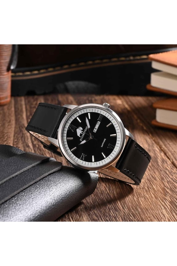 -Leather Watch Straps, Classic Oil Waxed Leather, Quick Release Replacement Band for Men and Women, Band Width 18mm 20mm 22mm