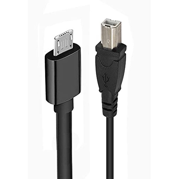 JUJHGRF-Micro USB to Printer Cable,2PCS Micro USB 5pin Male to USB Type B Data and Charge Cable,Android Phone pc to Printer,Scanner,Electronic midi Piano,Etc.(1M/3.3Feet)