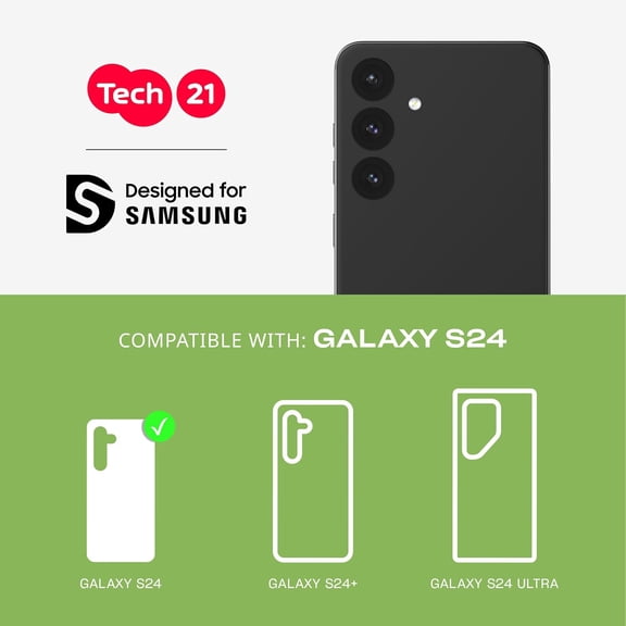 JUJHGRF-Tech21 Evo Check for Samsung S24 - Cobalt Blue