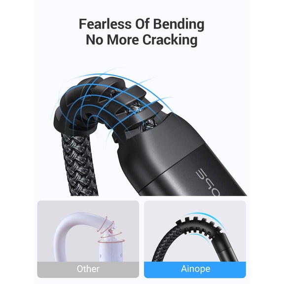 JUJHGRF-USB to USB Cable, USB 3.0 A to A Male to Male Cable [Never Rupture] Double End Type A Cord Compatible with Hard Drive Enclosures, KVM, DVD Player, TV, Laptop Cooler,6.6Ft/Black, 2 Pack