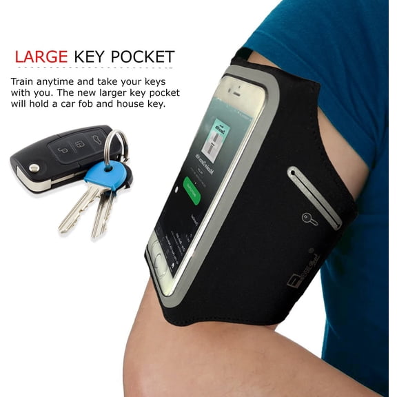 JUJHGRF-Waterproof Samsung Galaxy S25/S24/S23/S22/S21/S20 Running Armband. Sports Phone Case Holder for Runners