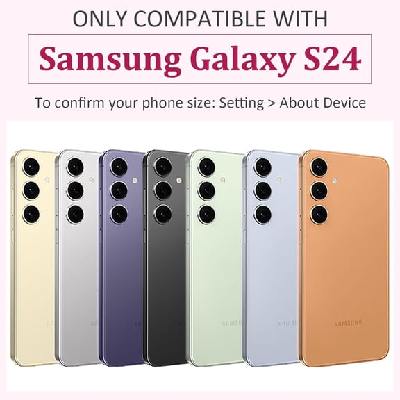 JUJHGRF-Wave Case for Samsung Galaxy S24 5G (6.2-Inch), Cute Curly Wavy Frame TPU Back Cover for Girls Women, Silky Touch Soft Phone Case Shockproof Protective Bumper Cover, Hot Pink