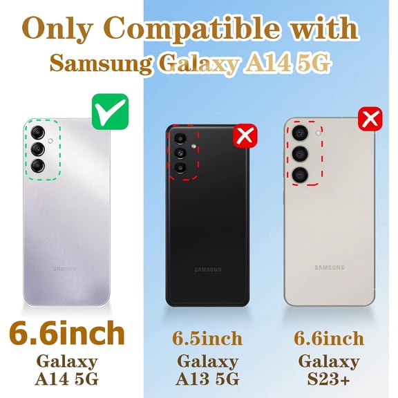 JUJHGRF-for Samsung Galaxy A14 5G Case for Women, Designer Cases for Samsung Galaxy A14 5G Case with Ring Stand Holder and Lanyard, Stylish Luxury Cover (Mandala)