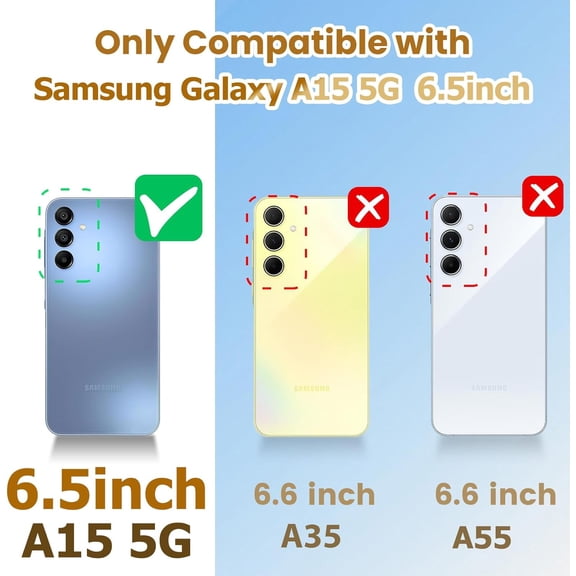 JUJHGRF-for Samsung Galaxy A15 5G Case for Women Girls Teens Designer Cute Cases with Ring Stand Holder and Lanyard Stylish Aesthetics Luxury Cover for A15 5G, Glitter Pk