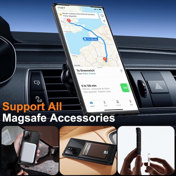 JUJHGRF-for Samsung Galaxy Note 20 Magnetic Case - [Compatible with Magsafe Accessory][Military Drop Protection] Soft TPU Bumper + Translucent Matte Back Cover for Note 20, Matte Black