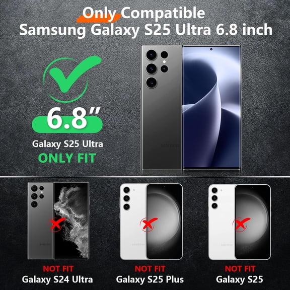 JUJHGRF-for Samsung Galaxy S25 Ultra Case, [Military Grade Drop Protection] Heavy Duty Full Body Shockproof Protection Non-Slip Phone Case for S25 Ultra Case 6.9 inch