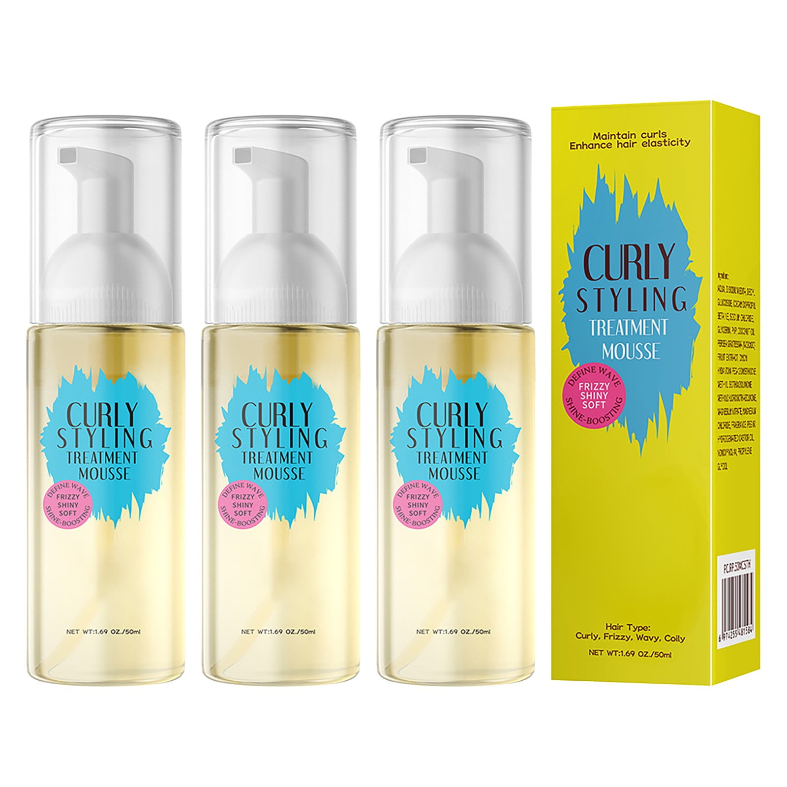 JUJIUDA 3pcs Styling Strictly Hair For Definition & Conditioning Shea