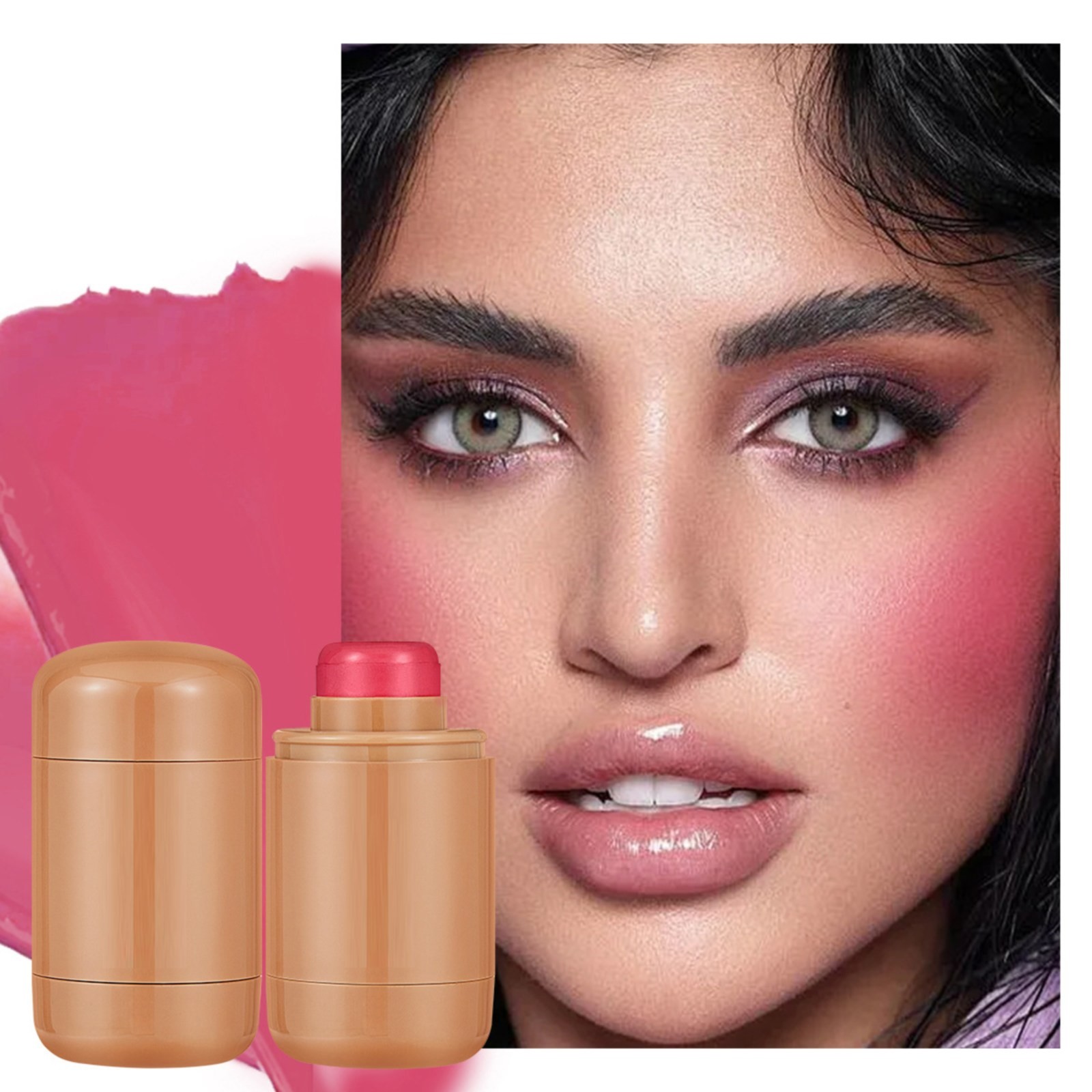 JUJIUDA Pocket Stick 6 Color Brightens Skin Tone And Modifies Makeup