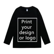 JUJU-Adult Personalized T-Shirt, Text T-Shirt,Pattern T-shirt Create Your Own Designs/LOGO/Engrave your name,Unisex
