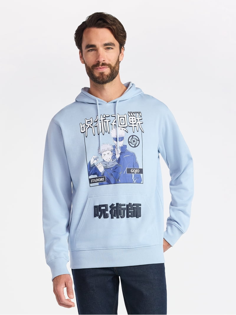 Jujutsu Kaisen Men's & Big Men's Graphic Hoodie, Sizes XS-3XL