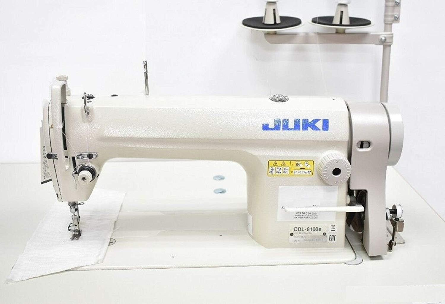 JUKI DDL-8100e Industrial Single-Needle Lockstitch Sewing Machine High-Speed Servo Motor + Table Stand + LED Lamp Commercial Grade