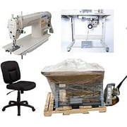 JUKI DDL-8700-Industrial Straight Stitch Sewing Machine,Power Stand Ship Assembled + Chair