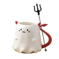 JUKUNESA Deals today 2024 Cartoon Small Tail Ceramic Cup Novel and