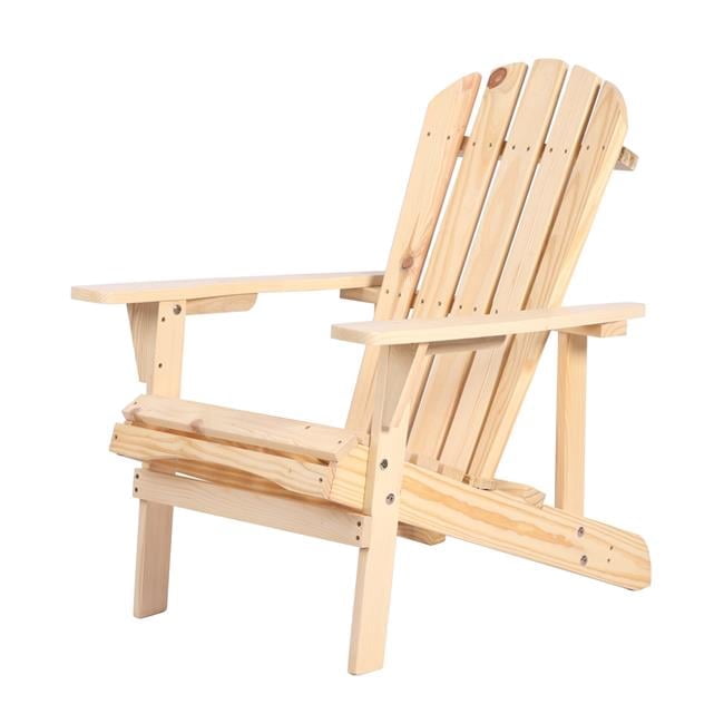 JUL HOME SW2006NC Solid Wood Adirondack Chair - Walmart.com