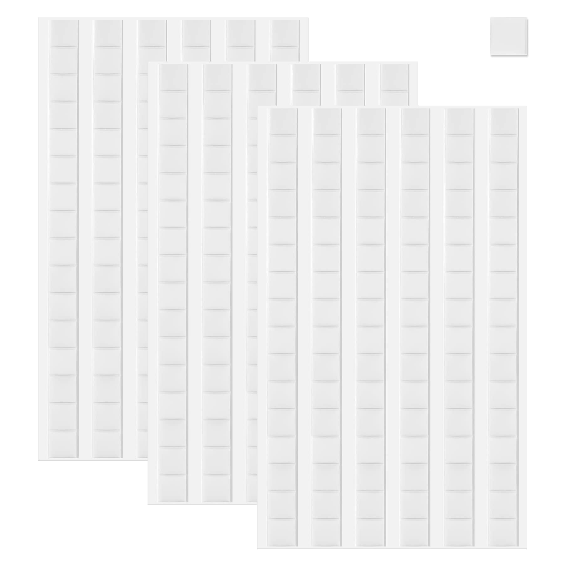 JULBEAR 288 Pcs Poster Putty, Sticky Tack Putty Removable Adhesive, Poster Tack Mounting Putty for Wall Safe Hanging Mounting Tacky Putty for Hanging Pictures Poster and Museum Art Photography(White)