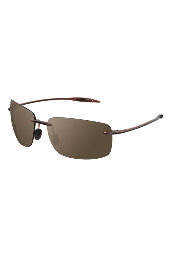 JULI Sports Sunglasses for Men Women Tr90 Rimless Frame for Fishing Driving MJ8009