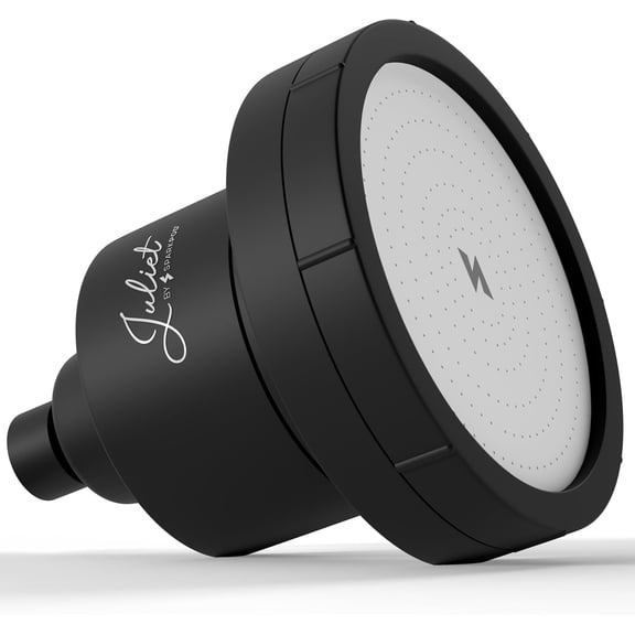 SparkPod Juliet Filtered Shower Head - High Pressure, Removes Impurities - 1 Piece (Matte Black)