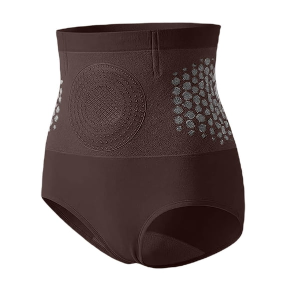 JULMCOMO Fat Burning Shorts Micro Particle Sculpting Workout Athletic Shorts Thermogenic Tummy Control High Waisted Yoga Pants Butt Lifting Panties Coffee 4XL