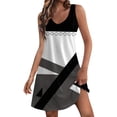 thumbnail image 1 of JULMCOMO Sexy Summer Dresses for Women 2024 Vacation Beach Cover Ups for Swimwear Sleeveless Trendy Dresses Casual Loose Tank Sundresses Dark Gray XL, 1 of 6