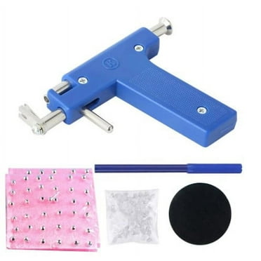 JULYING Ear Piercing Gun Kit Disinfect- Safety Earring Piercer Machine Studs Nose Clip Body Jewelry No Pain Stud Piercing Tool