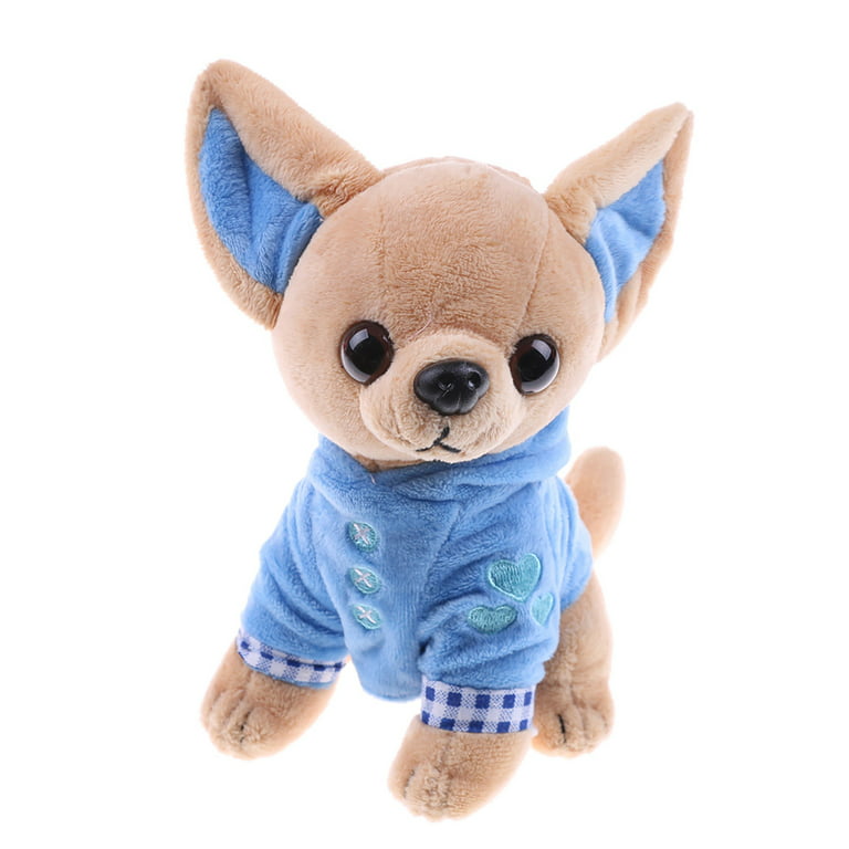 JULYING Soft Plush Stuffed Dog for Doll Cartoon Chihuahua Toys Christmas  Gifts Home Deco 