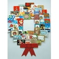 thumbnail image 1 of JUMBL&trade; Christmas Decoration Wonder Wreath Jumbo (44" X 36") Card & Photo Display Holder. For Home, Work, Schools, Party. Great Way to Go Down Memory Lane., 1 of 7
