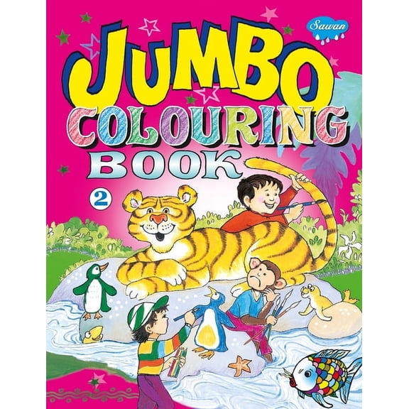 JUMBO Colouring Book-2, (Paperback)