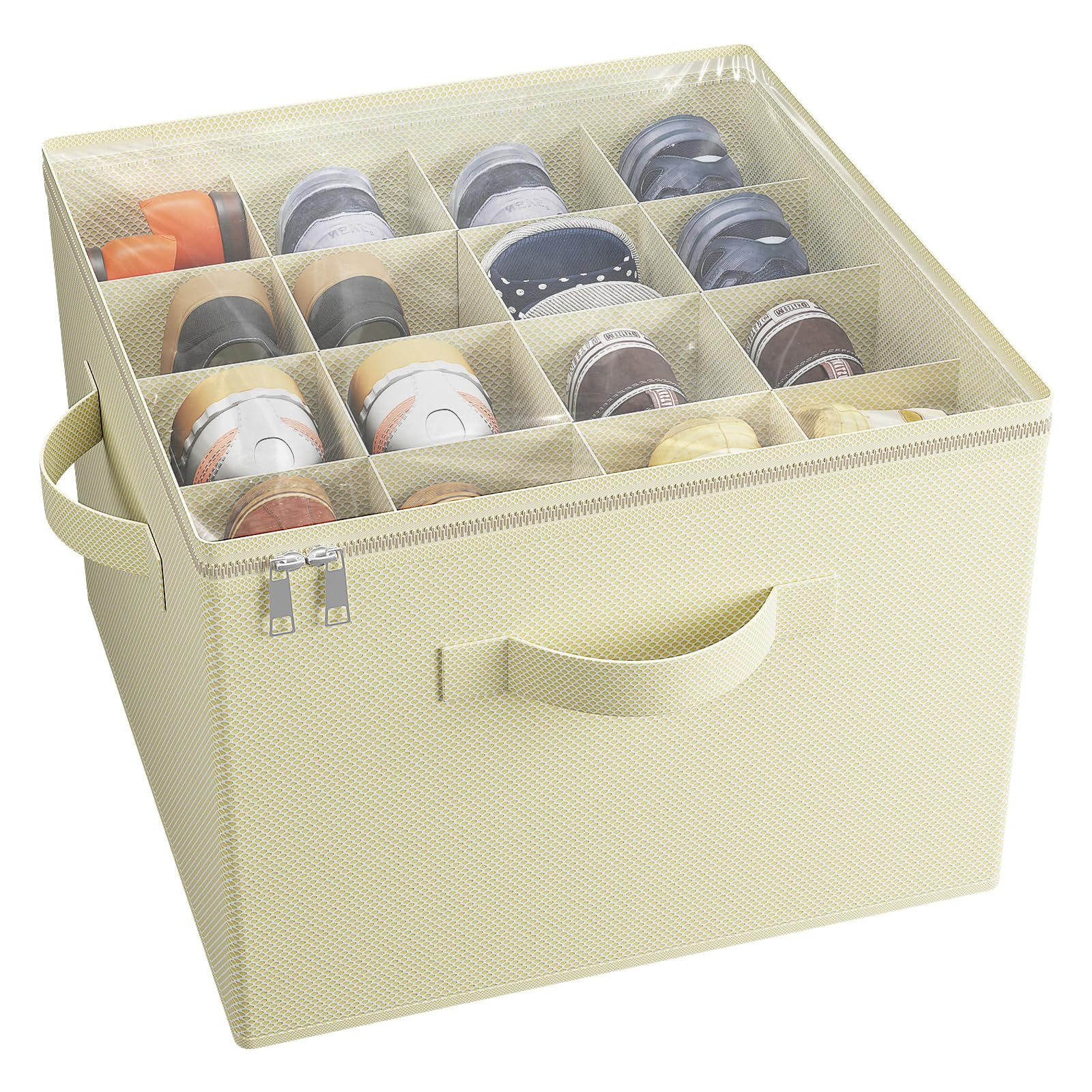 JUMBO FILTER Shoe Organizer EC36 for Closet, Large Shoe Storage Boxes