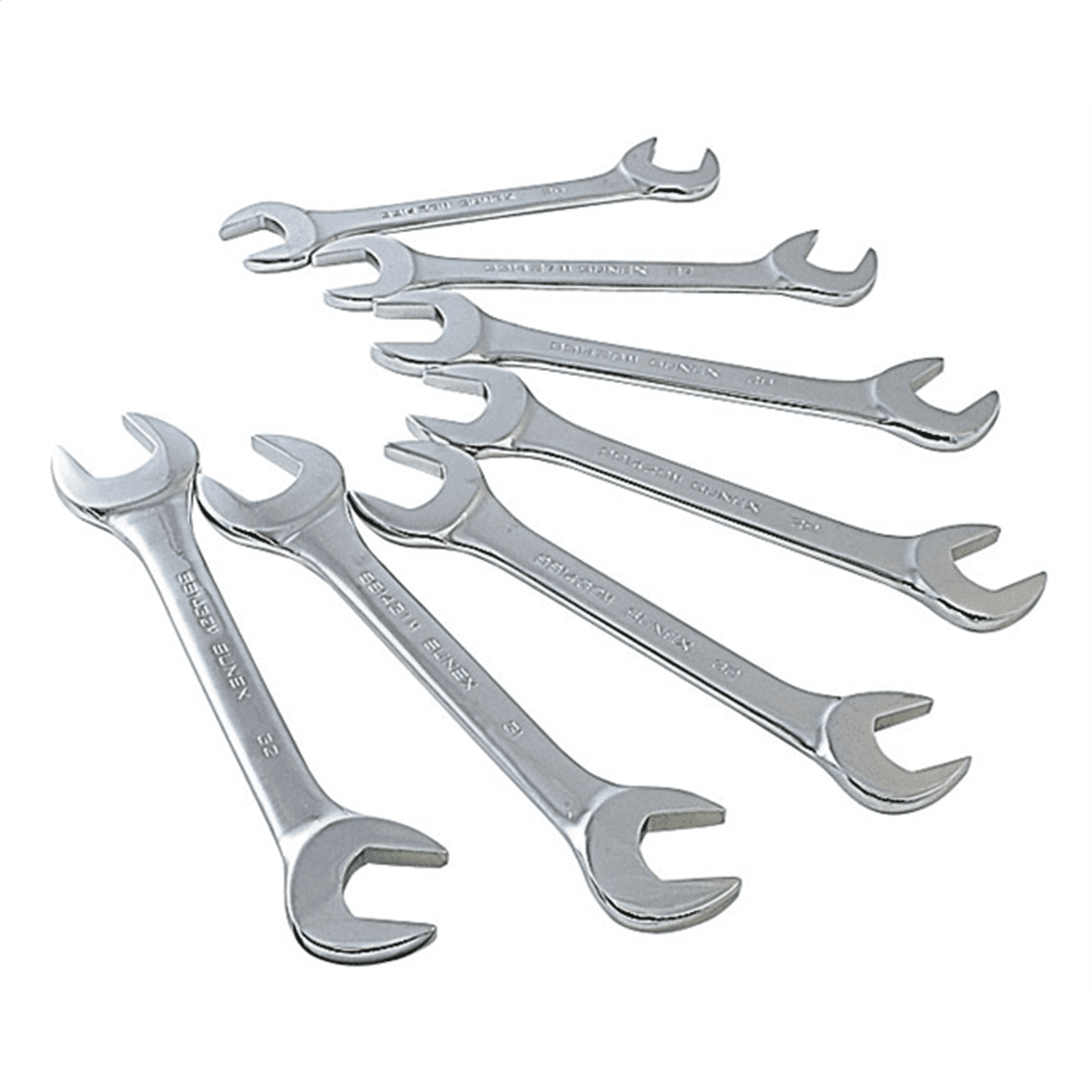 JUMBO METRIC 7 PC. ANGLED WRENCH SET