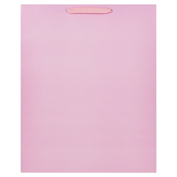 Jumbo Pink Paper Gift Bag, 14.5" x 5" x 18", by Way To Celebrate