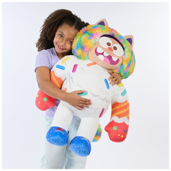 Gabby's Dollhouse: The Movie, Jumbo 32-inch Cookie Bobby Plush Toy, for Ages 0+