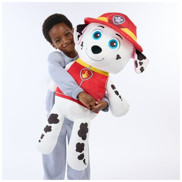 PAW Patrol, Marshall 32-inch Jumbo Plush Toy with Embroidered Details, for Ages 0+