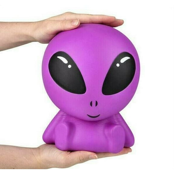 JUMBO SQUISH GALACTIC ALIEN 9.25" - 1 Random Color Per Order