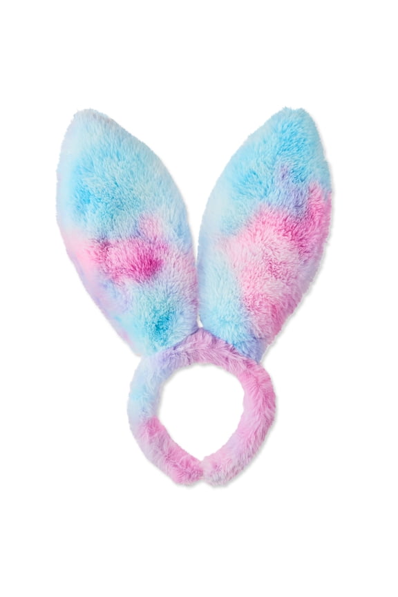 Jumbo Tie-Dye Bunny Ears Headband, Multicolor, 14", Easter by Way To Celebrate