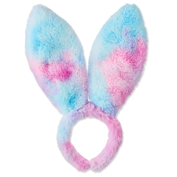 Jumbo Tie-Dye Bunny Ears Headband, Multicolor, 14", Easter by Way To Celebrate